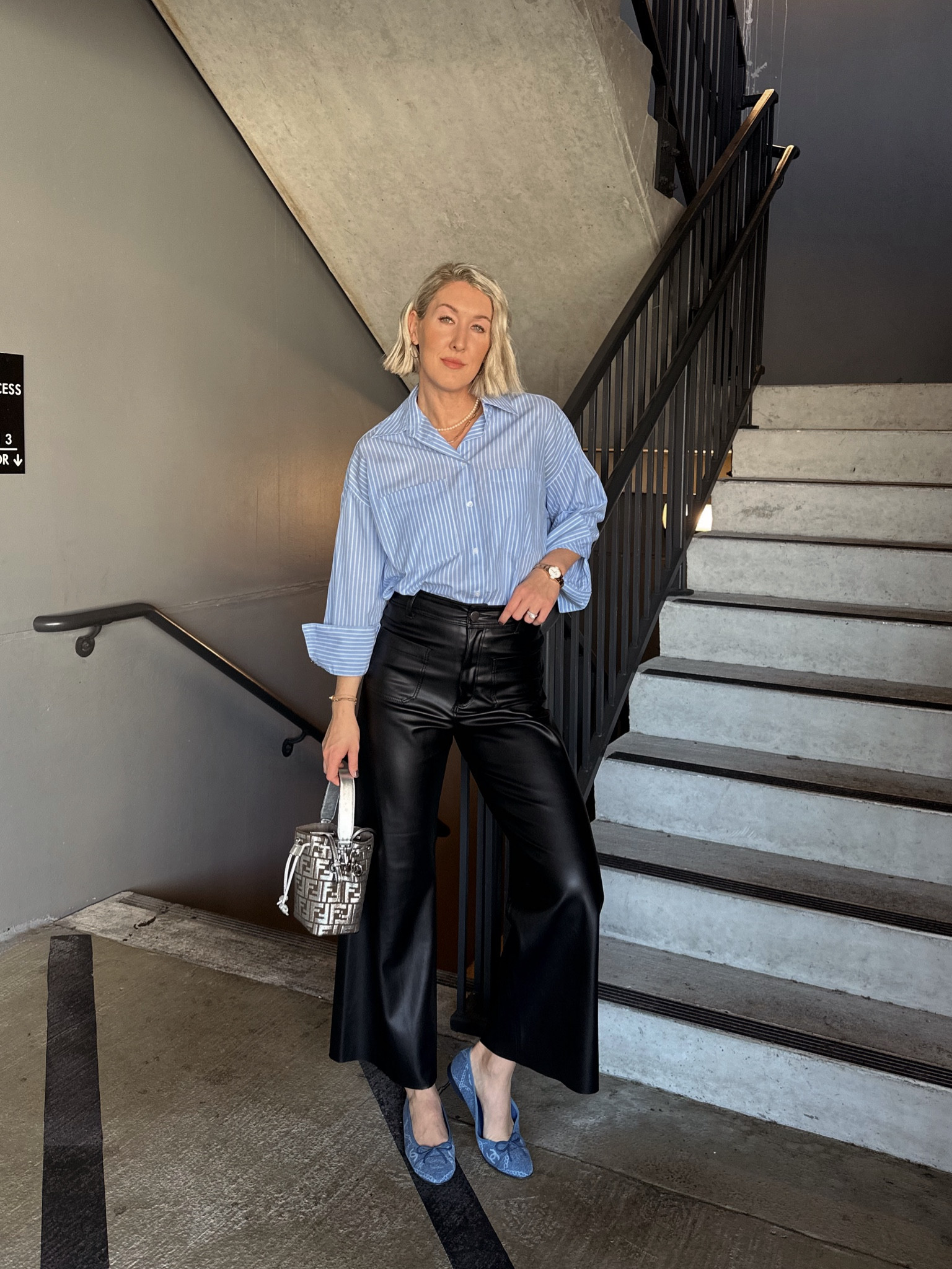 Work outfit, Chanel loafers, leather pants from Zara 

#LTKWorkwear #LTKShoeCrush #LTKStyleTip