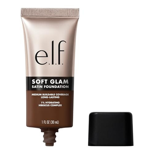 e.l.f. Soft Glam Satin Foundation, Medium Coverage, 61 Rich Cool | Amazon (US)
