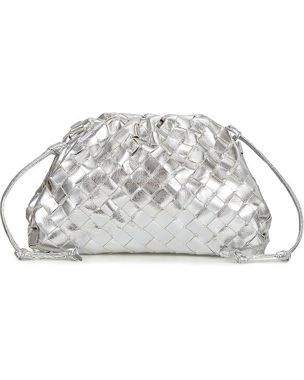 Huralona Dressy Pleated Vegan Leather Clutch Purse Super Soft Cloud Dumpling Clutch Bag for Women... | Amazon (UK)