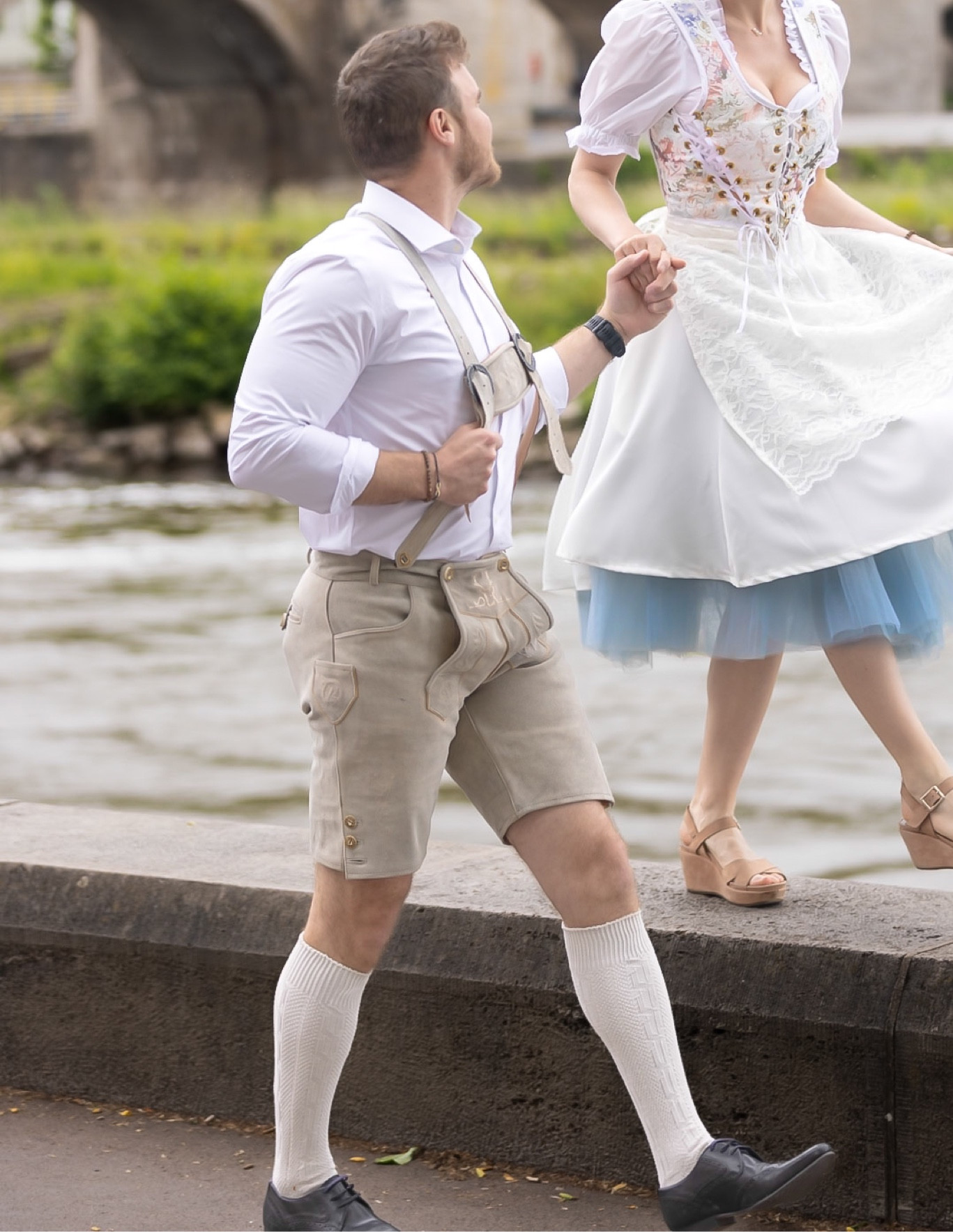 Lederhosen for men. Oktoberfest never looked the same. Nor did our wedding in Germany. Authentic Bavarian design. Real leather. 

#LTKSeasonal #LTKmens #LTKeurope