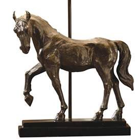 Triple Crown Race Horse Table Lamp | Lamps Plus