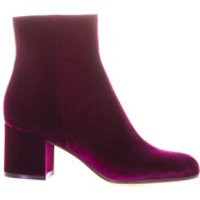 Margaux purple velvet boots | Secret Sales