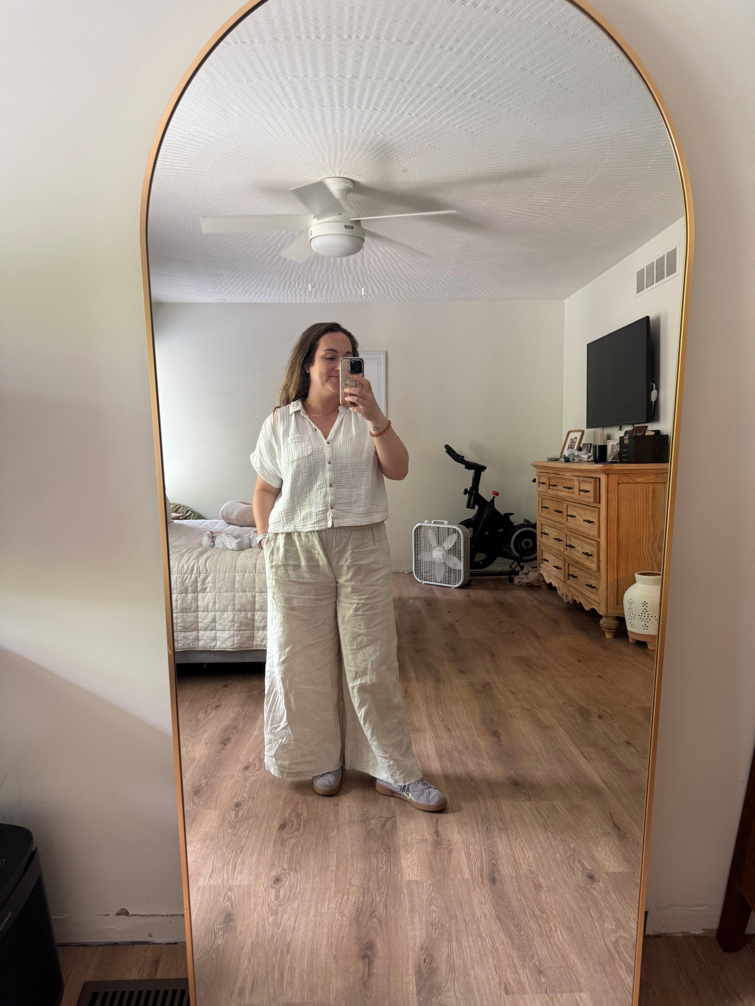 The perfect postpartum outfit that is comfy and breezy during the spring  

#LTKPetite #LTKStyleTip