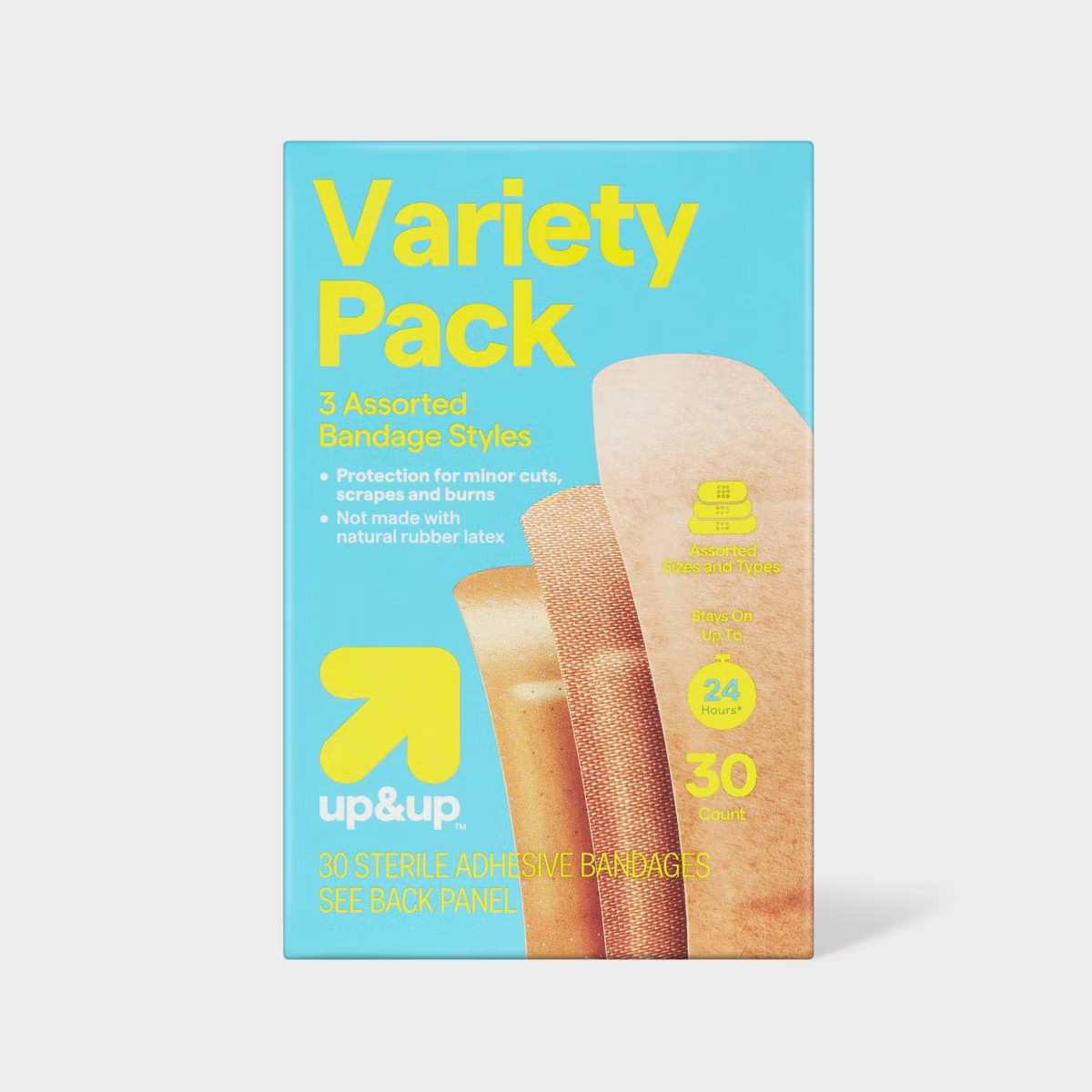 Variety Pack Assorted Bandages - 30ct - up&up™ | Target