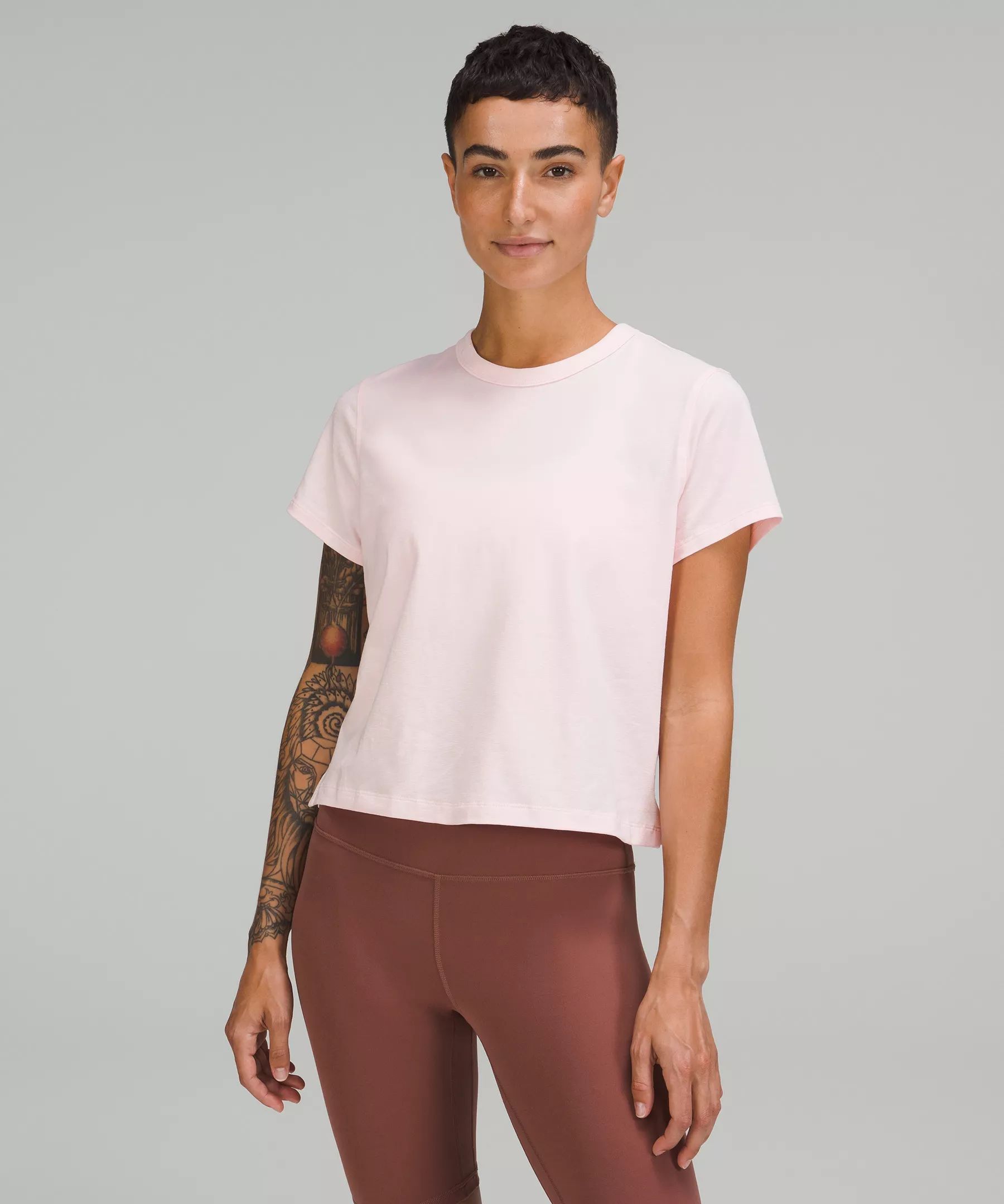 Classic-Fit Cotton-Blend T-Shirt | Women's Short Sleeve Shirts & Tee's | lululemon | Lululemon (US)