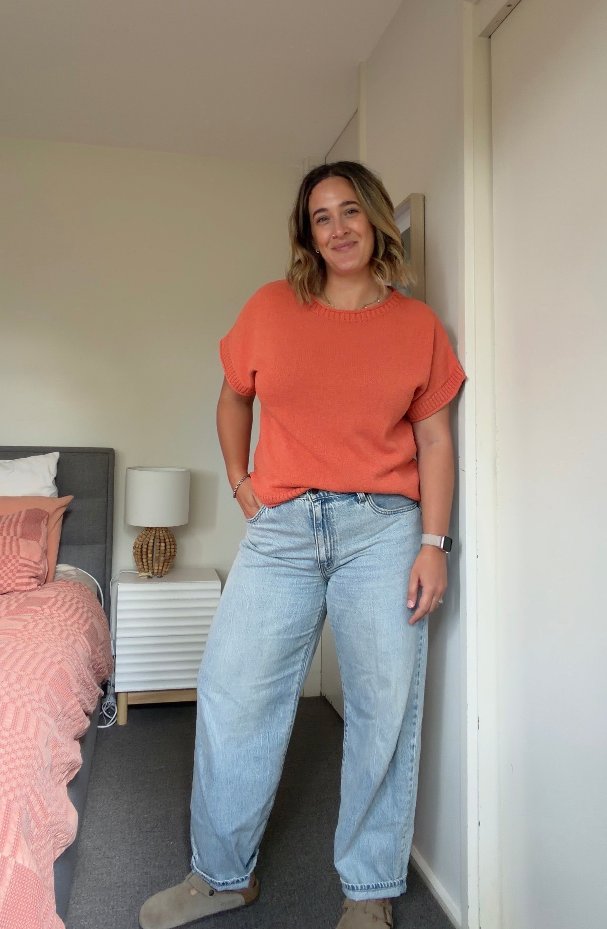 My autumn school holiday outfit with a nice splash of colour & ever so comfy!

I wear a size 32 in the Levi’s xx 

#ootd #mumstyle #midsize #levis 

#LTKjeans #LTKaustralia #LTKmidsize