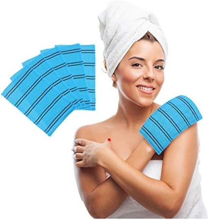 Amazon.com: Korean Asian Exfoliating Cloth Mitt - Large Viscos Italy Bath Towel, Body Scrubbing S... | Amazon (US)