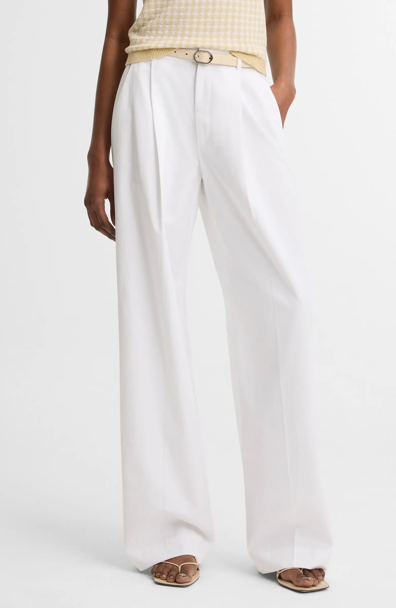 Camille Mid Rise Wide Leg Trousers | Nordstrom