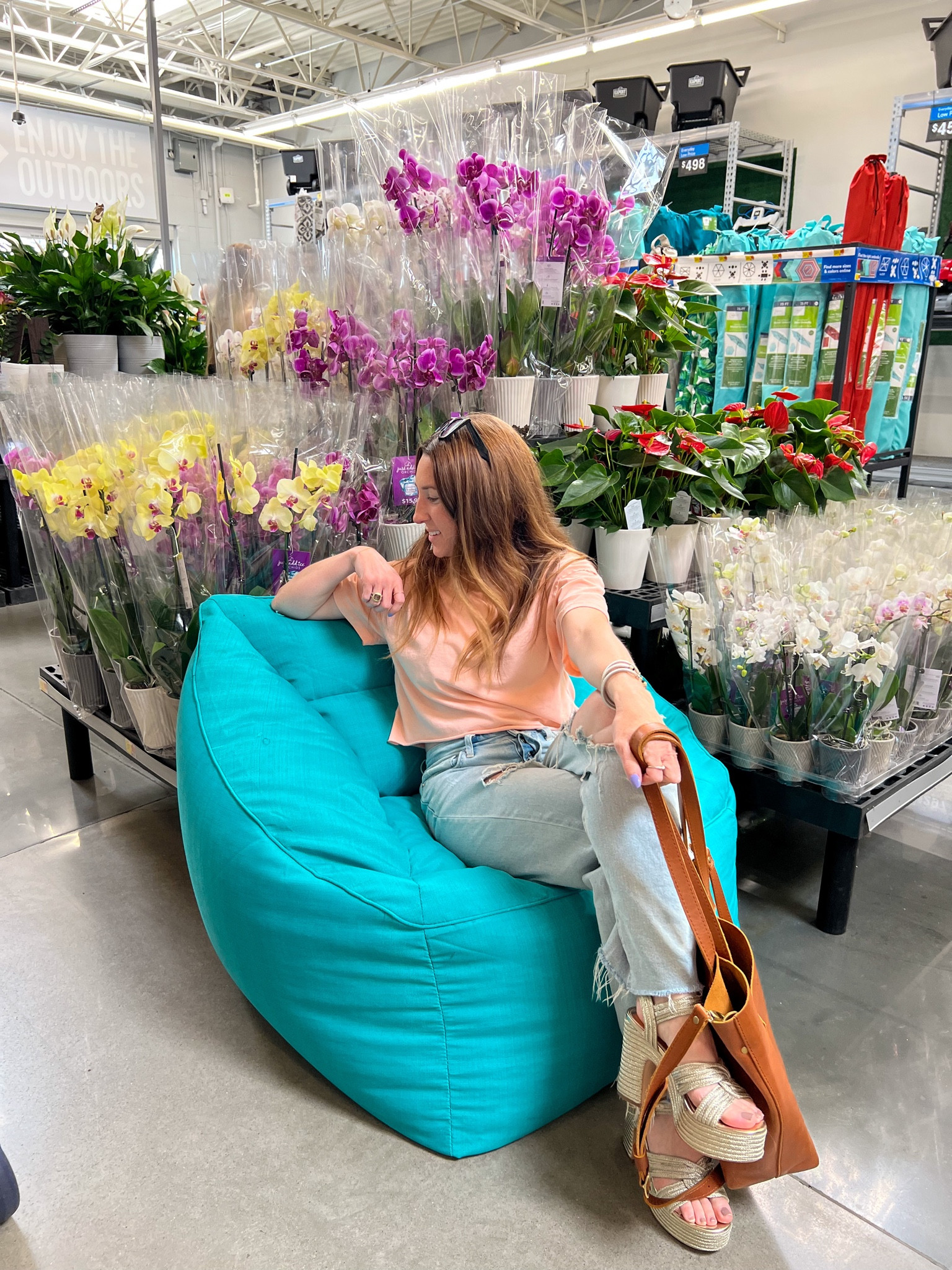 Outdoor bean bag chair that’s actually comfortable, cute, and big enough to sit in! I feel like so many I’ve tried topple over or are miniature. The bottom is a different texture so it can withstand outdoor placement. Perfect for patios, poolside - and lightweight enough to move around for flexible seating! 

Home, outdoor furniture, affordable decor, Walmart home, pool, patio, summer

#LTKunder100 #LTKSeasonal #LTKhome