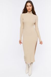 Ribbed Midi Sweater Dress | Forever 21 (US)