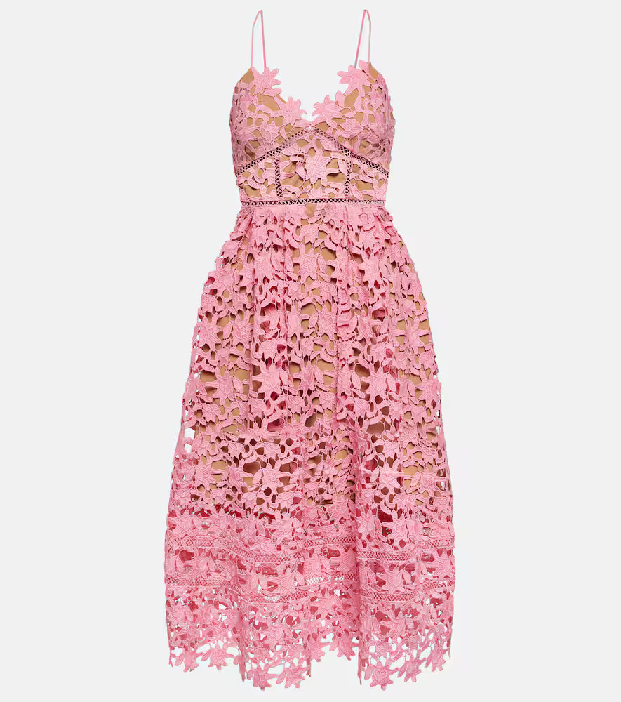 Self-Portrait Azaelea lace midi dress | Mytheresa (US/CA)