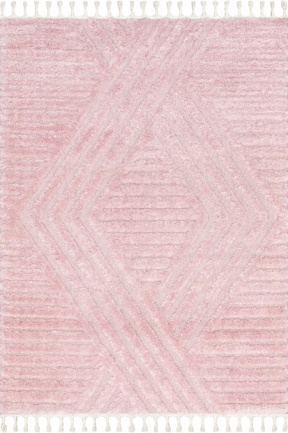 Pink Ellie Traverse Shag Area Rug | Rugs USA