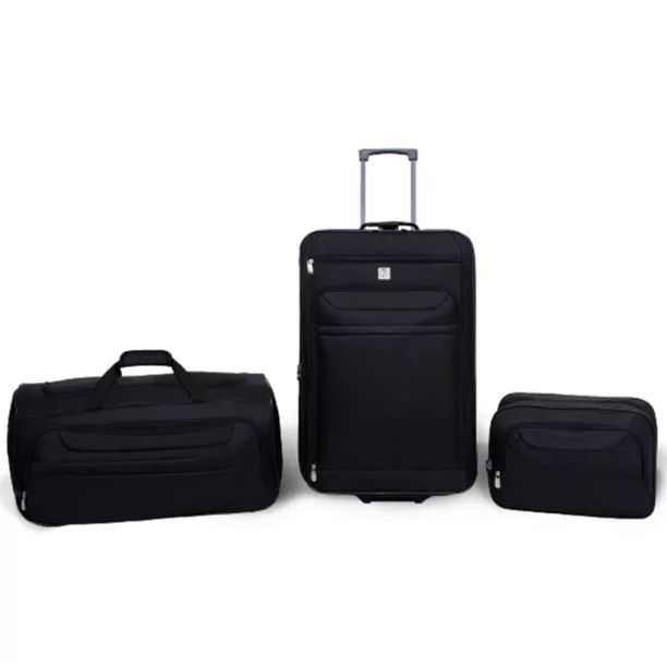 Protege 3 Piece Luggage Set, 24" Check Bag, 22" Duffel, and Tote - Walmart.com | Walmart (US)