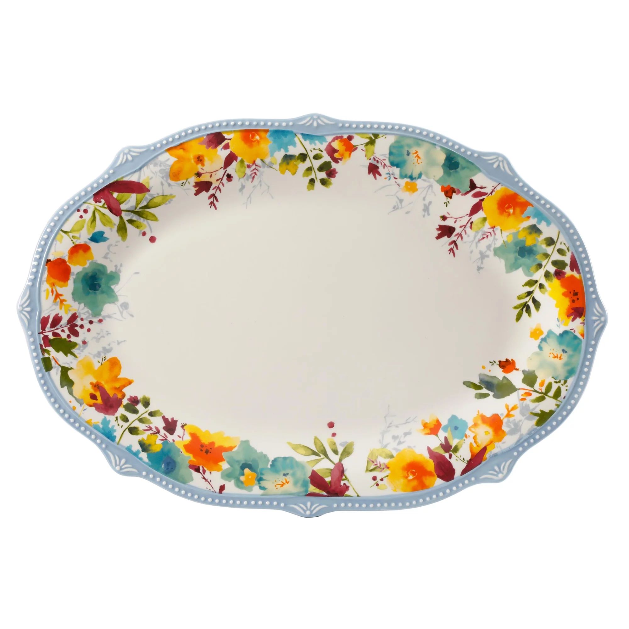 The Pioneer Woman Willow 21-Inch Oval Platter | Walmart (US)