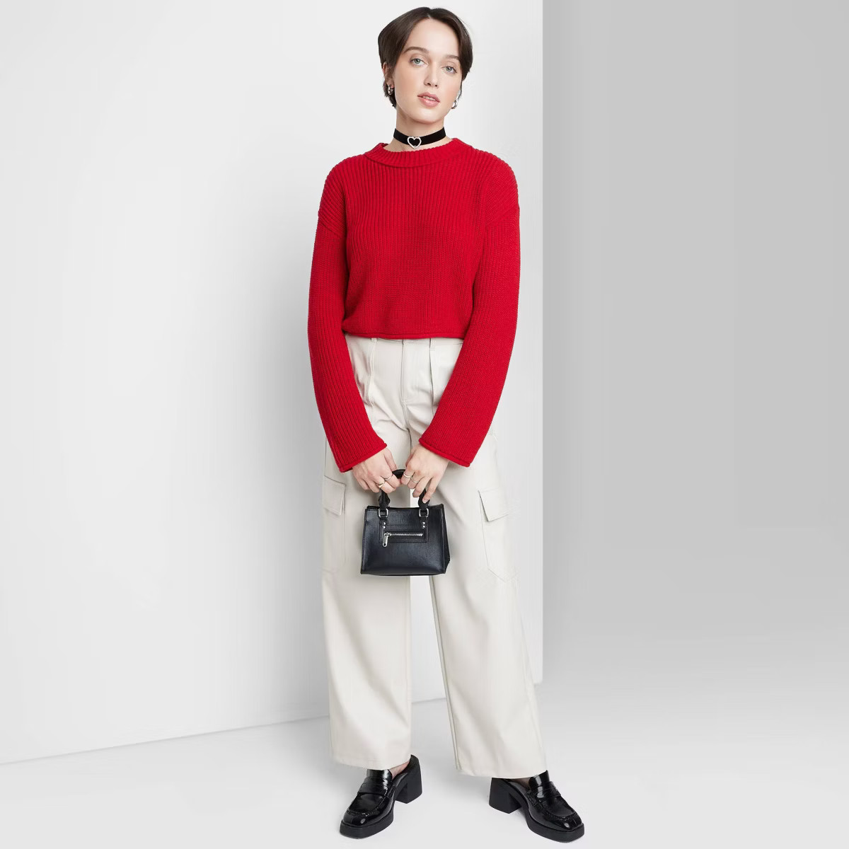 Women's Crewneck Boxy Pullover Sweater - Wild Fable™ | Target