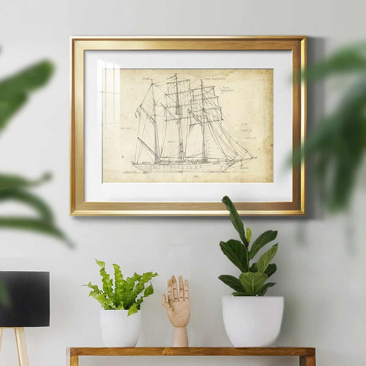 Sailboat Blueprint I " Sailboat Blueprint I " | Wayfair North America