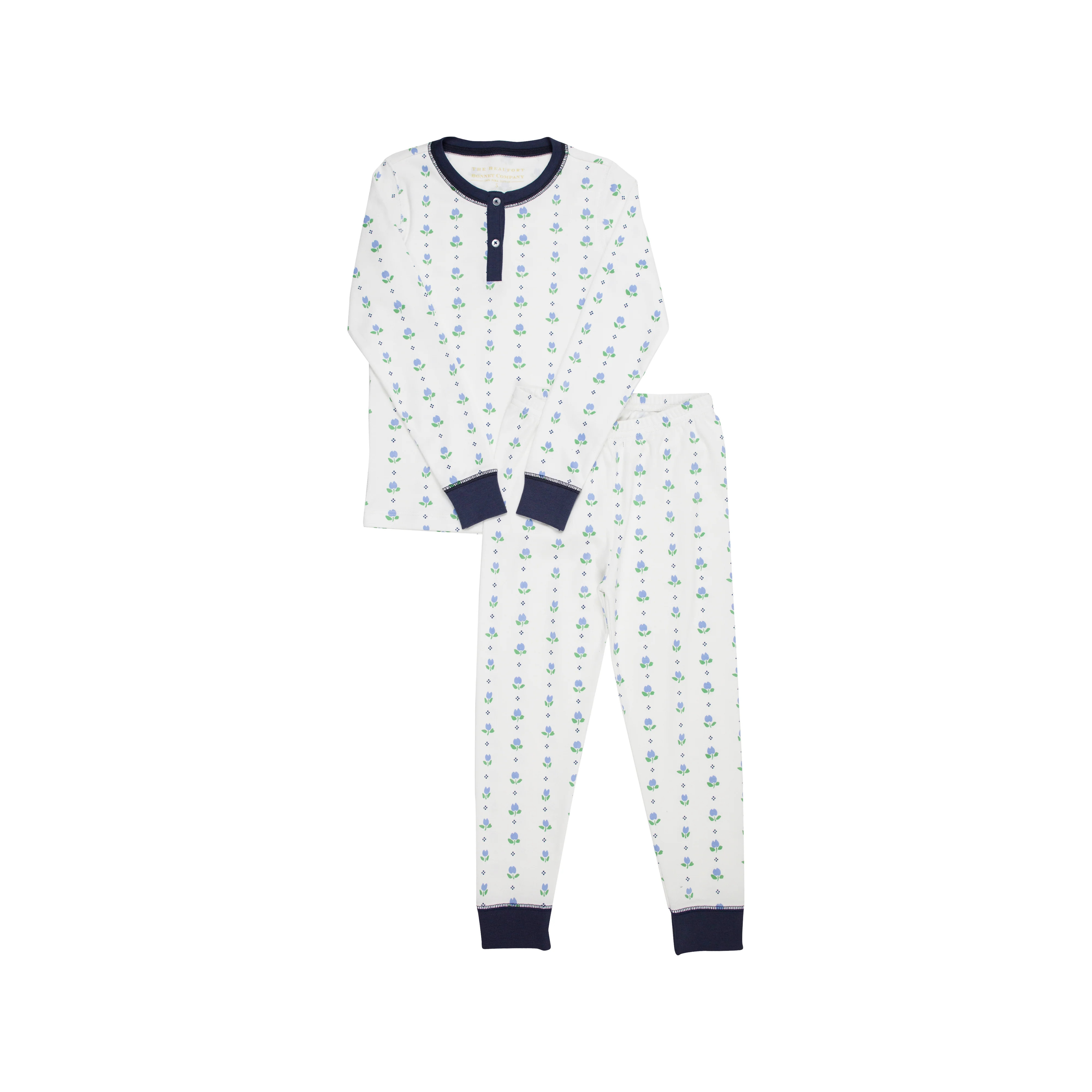 Sara Jane's Sweet Dream Set - Georgetown Tulip with Nantucket Navy | The Beaufort Bonnet Company