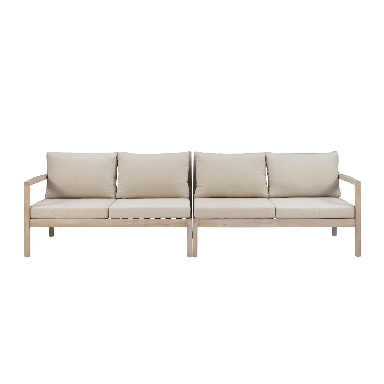 Joss & Main Amina 54'' Acacia Outdoor Loveseat & Reviews | Joss & Main | Joss & Main