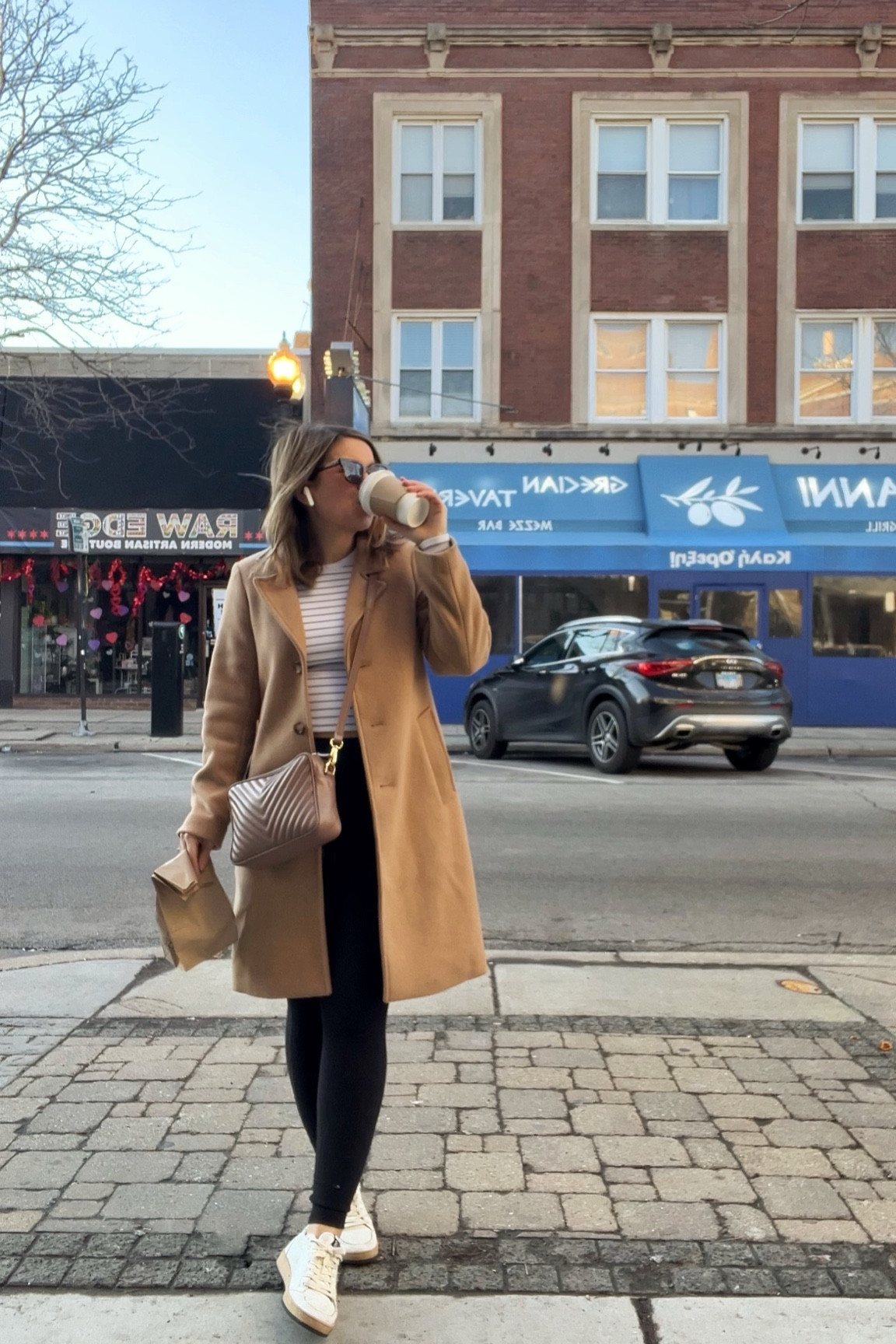 Wool coat - on sale and comes in many colors. Wearing a petite small
Leggings - petite friendly, wearing a small
Sneakers - pricey but my faves! 

#LTKfindsunder100 #LTKsalealert #LTKSeasonal