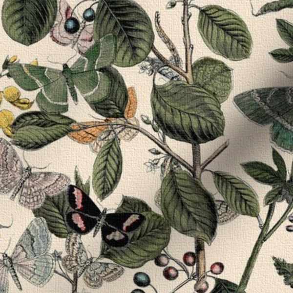 Wallpaper in Autumn In The Butterflies' Garden | Spoonflower