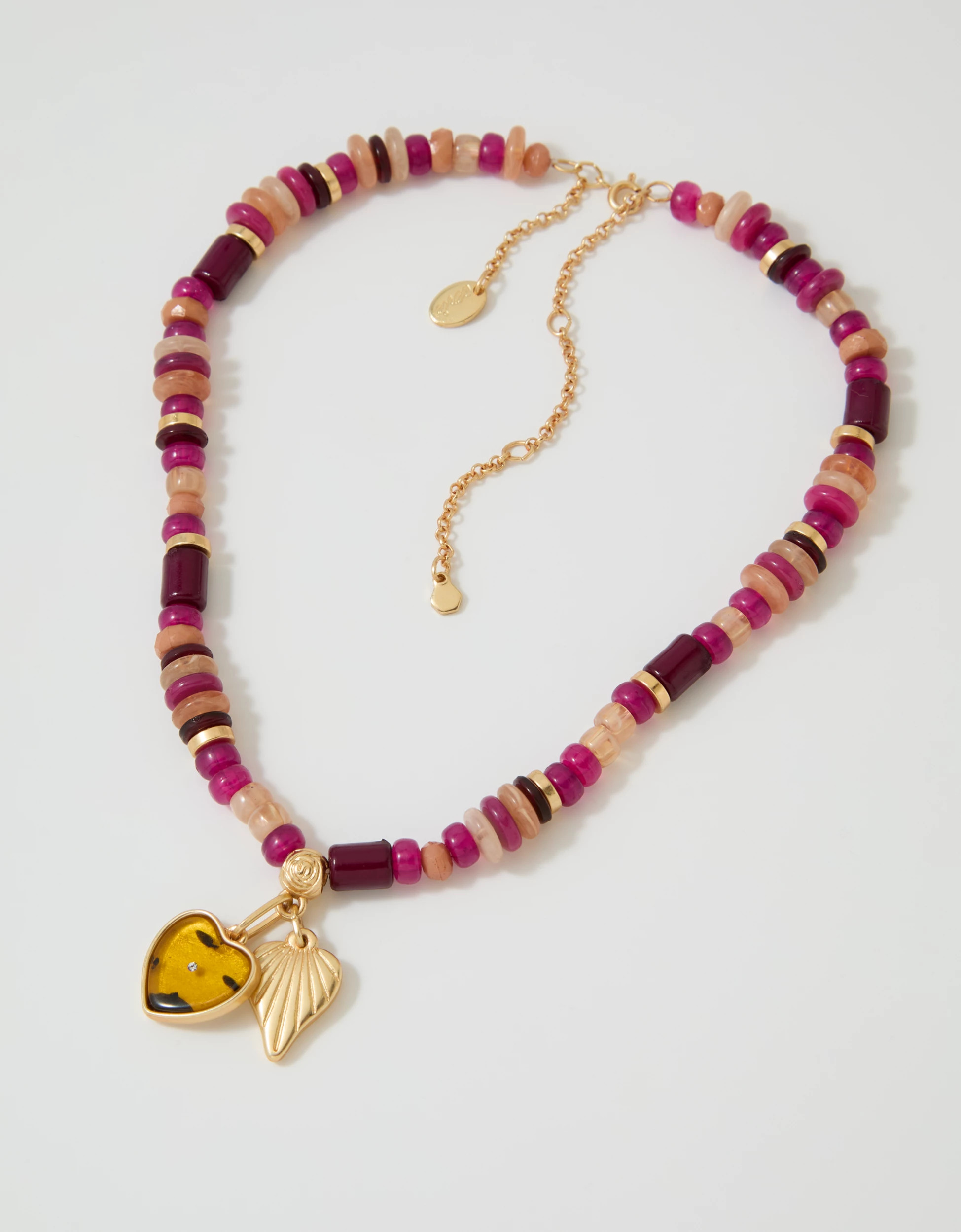 Aerie Chunky Beaded Charm Necklace | American Eagle Outfitters (US & CA)