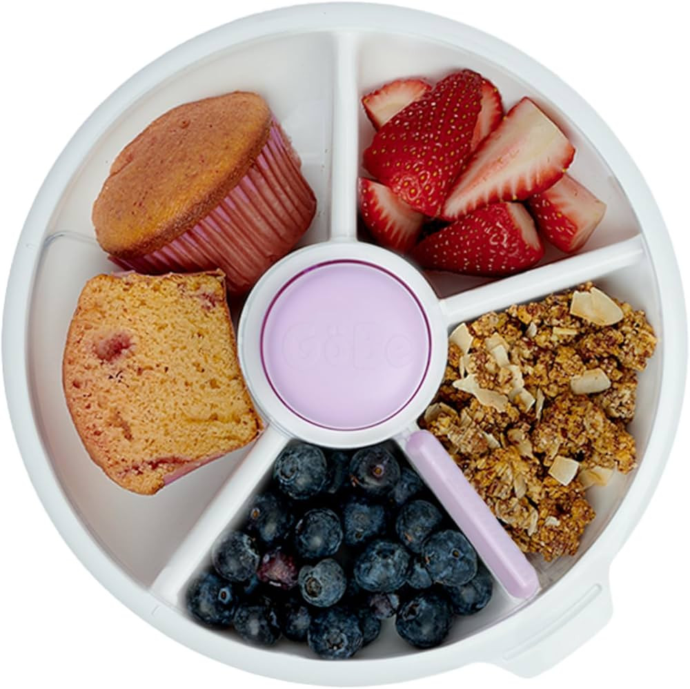 GoBe Kids Large Snack Spinner Bundle with Hand Strap and Sticker Sheet - Reusable Snack Container... | Amazon (US)