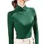 Trendy Cross Mock Neck Double-Side Fleece Warm Women Underwear Top Bottom Shirt       Send to Log... | Amazon (US)