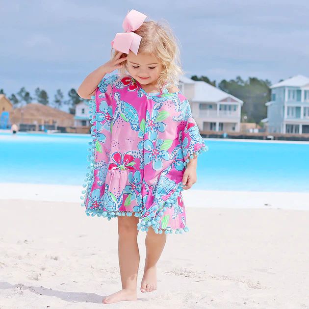Turtle Print Swim Cover Up | Classic Whimsy