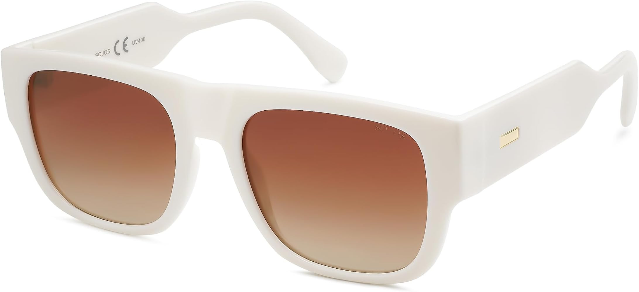 SOJOS Trendy Square Polarized Sunglasses Flat Top Sunnies SJ2313 | Amazon (US)