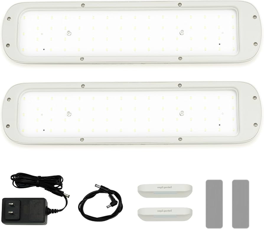 Vego Garden Grow Lights for Indoor Plants, Full Spectrum LED Grow Light with Customized 5 Modes f... | Amazon (US)