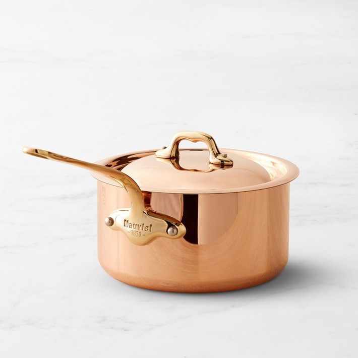 Mauviel M'150B Copper Saucepan | Williams-Sonoma