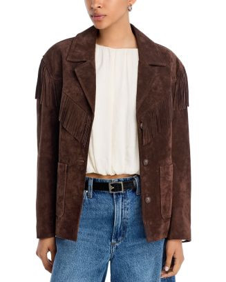 Faux Suede Fringe Jacket | Bloomingdale's (US)