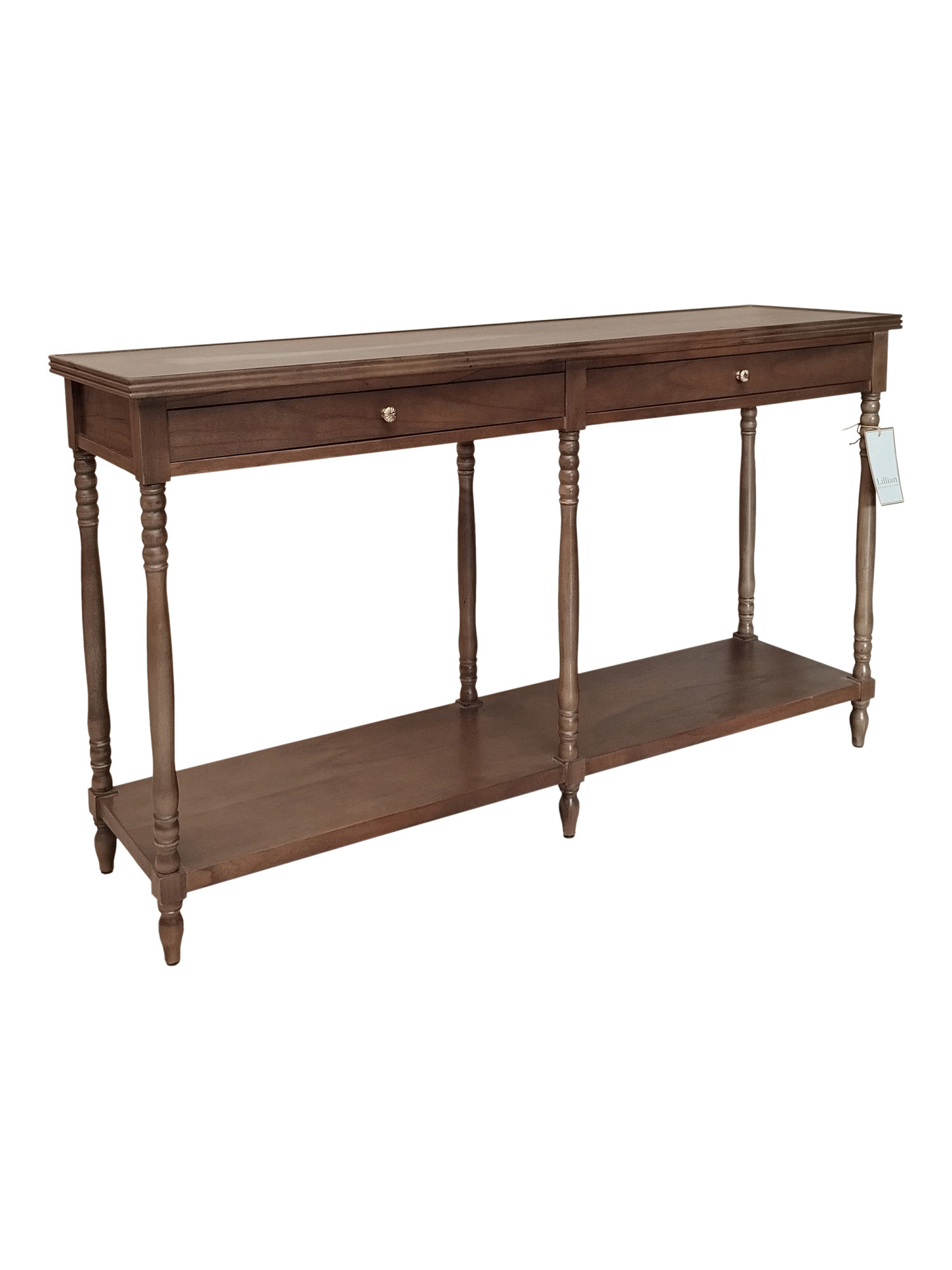 60x34.5 Spindle Leg Console Table | Furniture & Lighting | Marshalls | Marshalls