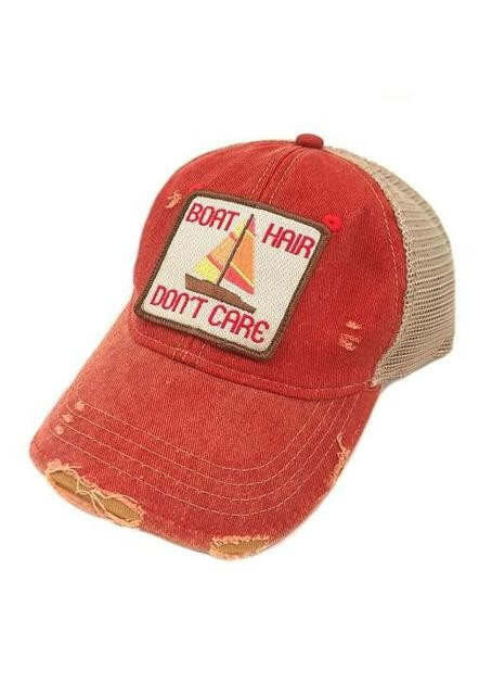 VINTAGE BOAT HAIR DON'T CARE PATCH | Judith March