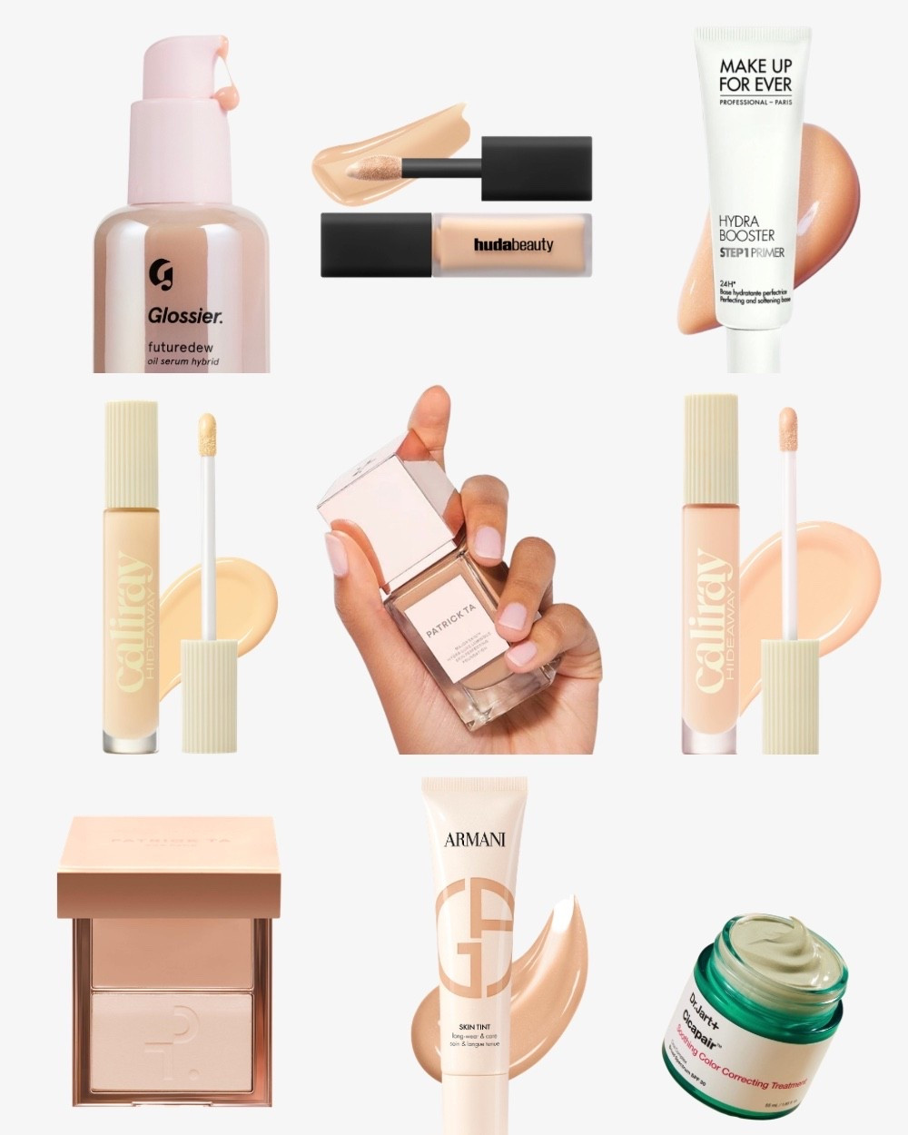 Sephora Savings Event ✨ my fave foundations, concealers + color correction beauty products w exact color details below. 

• Glossier Futuredew Facial Oil-Serum Hybrid
• HUDA BEAUTY #FauxFilter Matte Buildable Coverage Waterproof Concealer - Vanilla Swirl
• MAKE UP FOR EVER Step 1 Primer Hydra Booster
• caliray Hideaway Brightening + Hydrating Under Eye Color Corrector Concealer - Pale Sun
• PATRICK TA Major Skin Crème Foundation and Finishing Powder Duo - Light 3
• caliray Hideaway Brightening + Hydrating Under Eye Color Corrector Concealer - Sunlight
• PATRICK TA Major Skin Crème Foundation and Finishing Powder Duo - Light 3
• Armani Beauty Golden Hour 24HR Lightweight Skin Tint with Hyaluronic Acid - L4
• Dr. Jart+ Cicapair™ Soothing Color Correcting Treatment SPF 30 with Centella Asiatica Extracts

#LTKgrwm #LTKSaleAlert #LTKBeauty