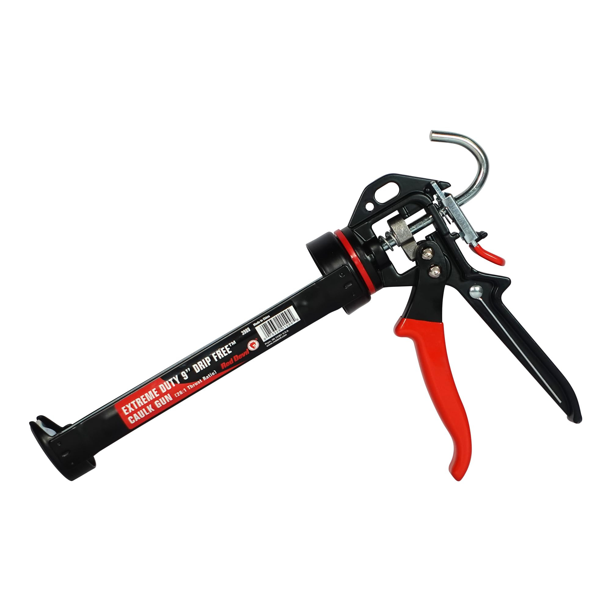 Red Devil 3989 9" Extreme Duty Caulk Gun - Hand Caulking Gun - Thrust Ratio 26:1,Black | Amazon (US)