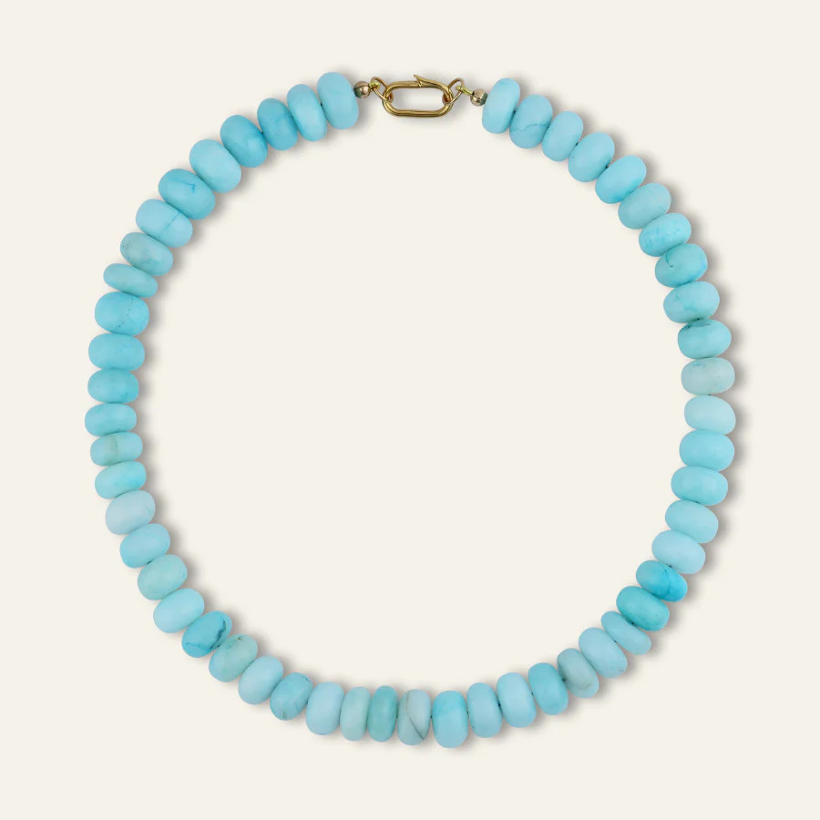 Jumbo Sky Blue Opal Gemstone Necklace | HART