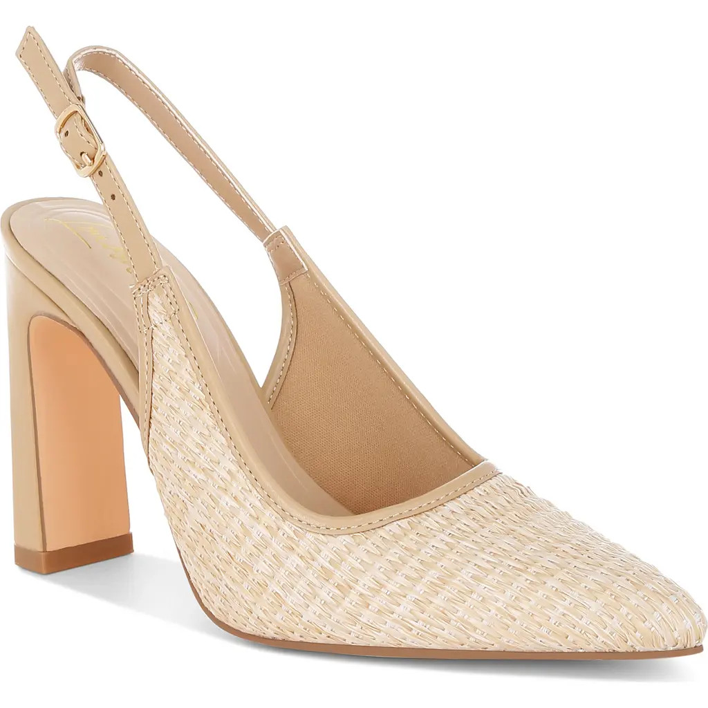 LONDON RAG Alzbeta Slingback Pump in Beige at Nordstrom Rack, Size 9 | Nordstrom Rack