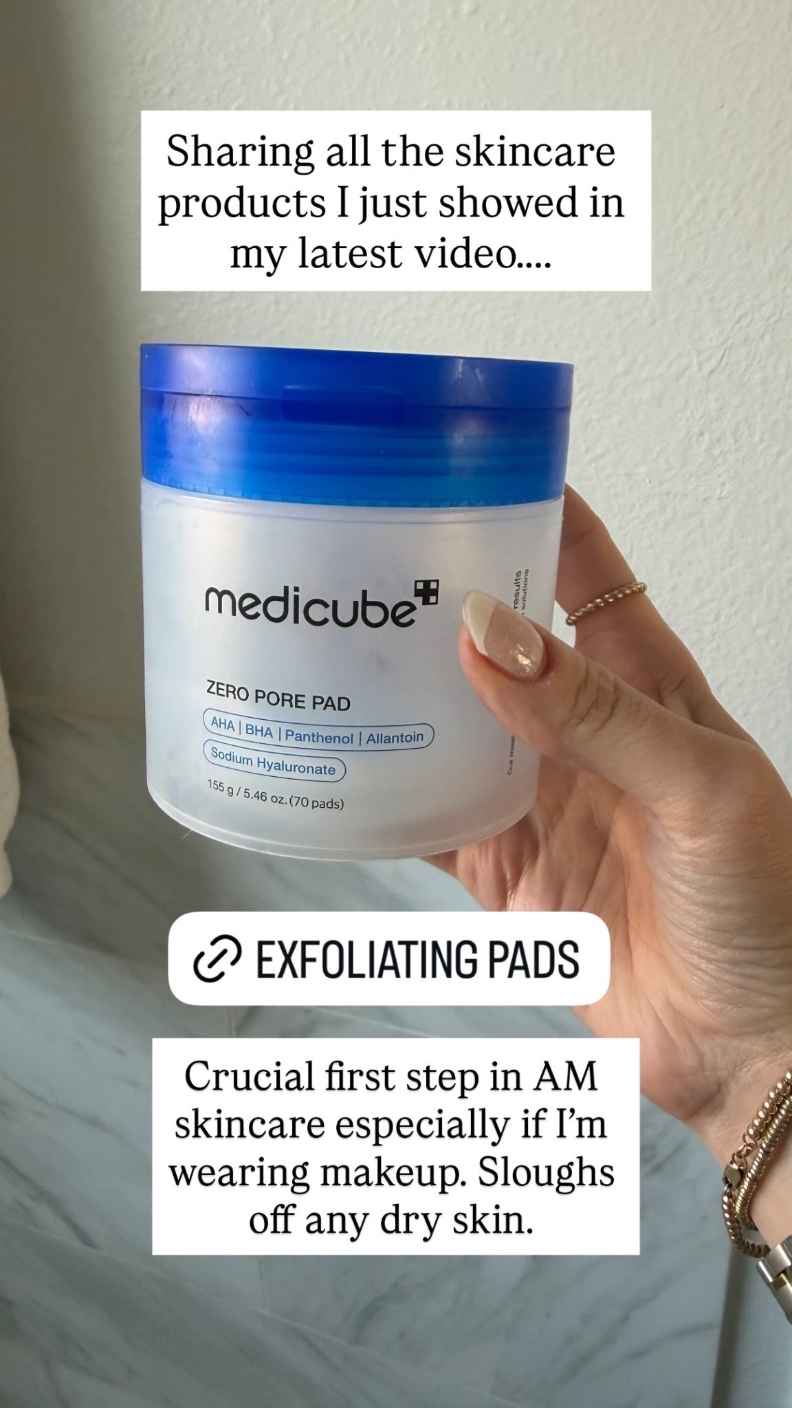 Sharing all the skincare products I just showed in my latest video…….. Crucial first step in AM skincare especially if I’m wearing makeup. Sloughs off any dry skin.

#LTKmorningroutine #LTKBeauty #LTKOver40