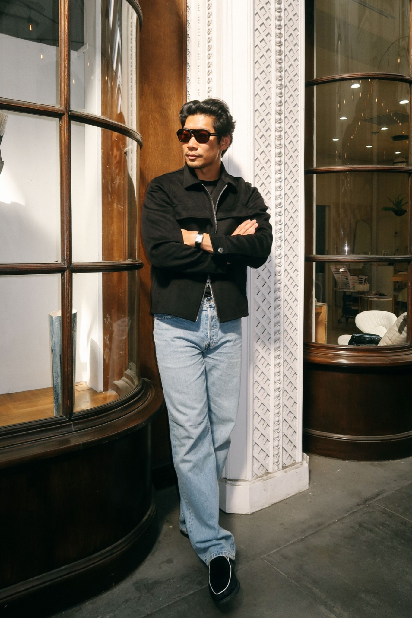 Men’s casual outfit idea - easy black shirt jacket with blue jeans and loafers. A winning formula

#LTKMens #LTKSeasonal #LTKootd