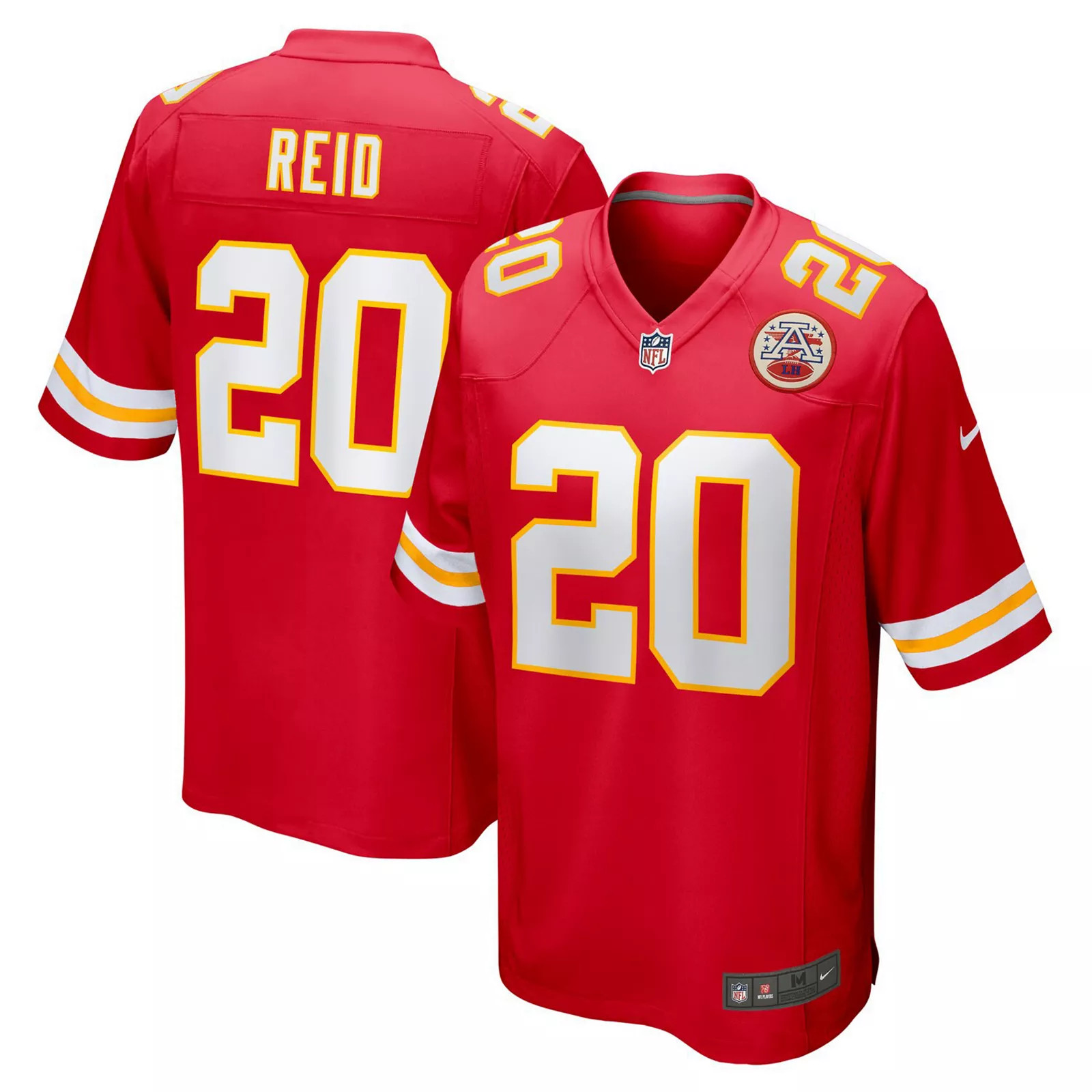 Men's Nike Justin Reid Red Kansas City Chiefs Game Jersey, Size: Medium | Kohl's