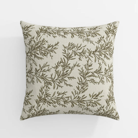 Sara Le Print Linen Pillow Cover | TWOPAGES