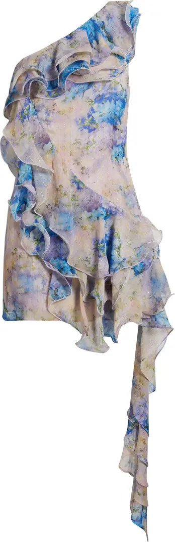 Elliatt Briony Floral One-Shoulder Minidress | Nordstrom | Nordstrom