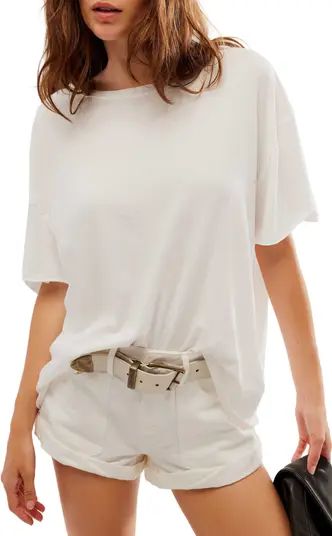 Nina Crewneck Cotton T-Shirt | Nordstrom