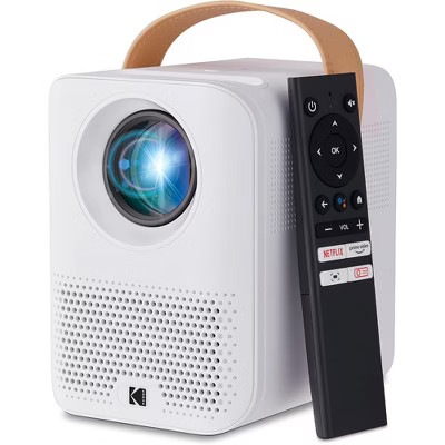 KODAK FLIK HD9 Smart Projector with Android TV, and Bluetooth, White | Target