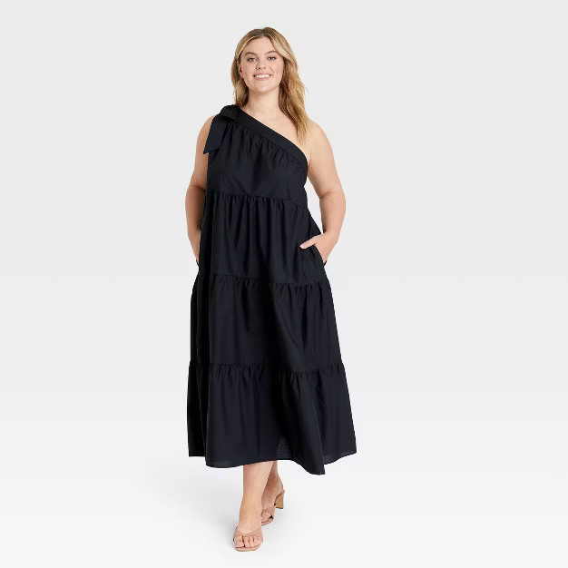 Women's Sleeveless Shoulder Tie Dress - Who What Wear™ | Target