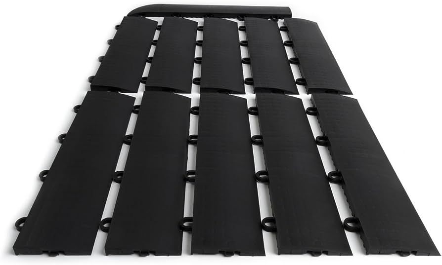 Big Floors Female Transition Edge Kit, Durable Interlocking Modular Garage Floor Edging, Compatib... | Amazon (US)