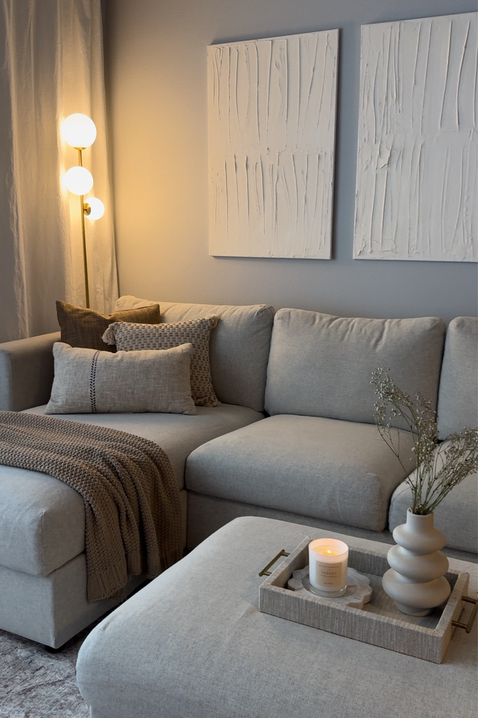 Living room decor 🤍✨ #couch #livingroom #livingroomdecor

#LTKHome