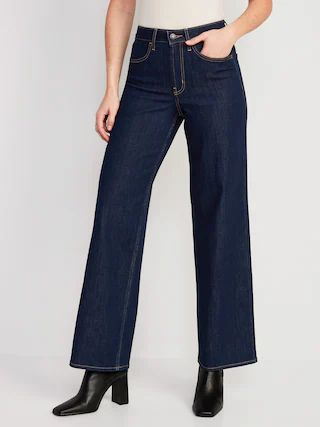 High-Waisted Wow Wide-Leg Jeans | Old Navy (CA)