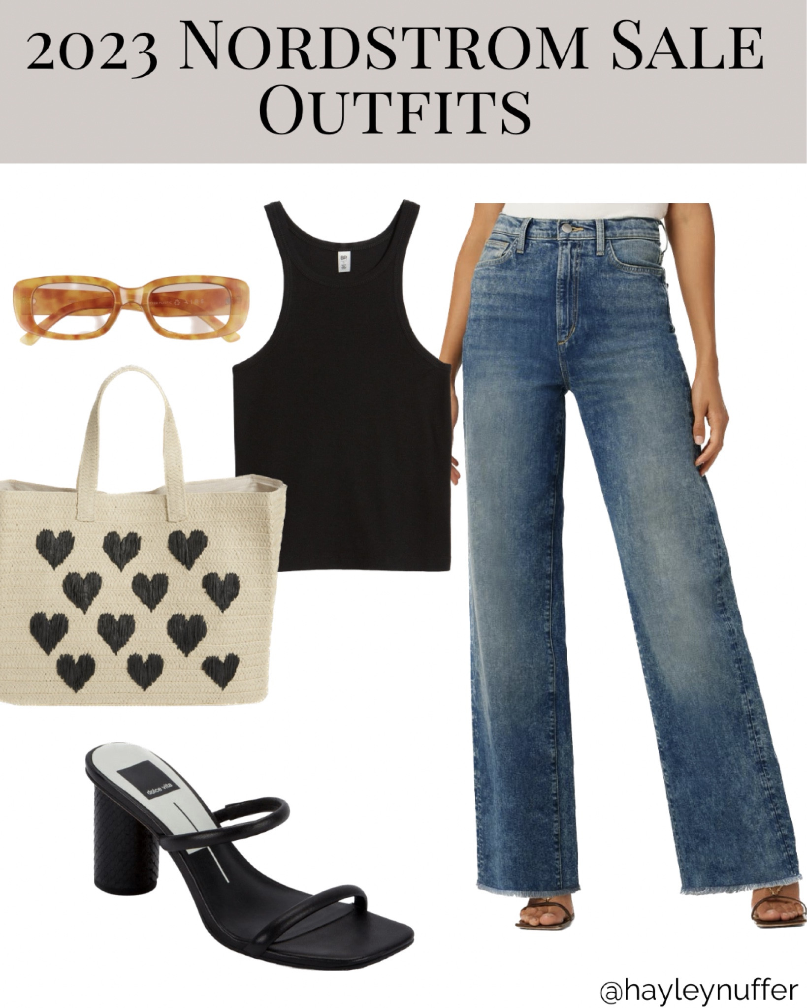 Perfect summer casual outfit. Wide leg jeans are back in style and a great way to lengthen the leg. 

Most of these pieces are on sale at Nordstrom right now! 

#LTKsalealert #LTKstyletip #LTKSeasonal